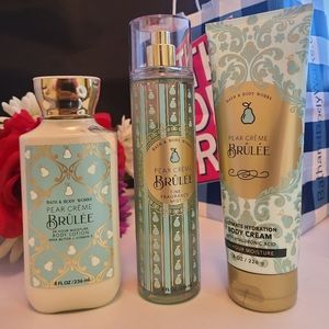 Brand New Pear Creme Brulée Body Care Set